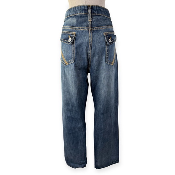Paper Denim & Cloth Dark Blue Flare Jeans - Picture 2 of 6